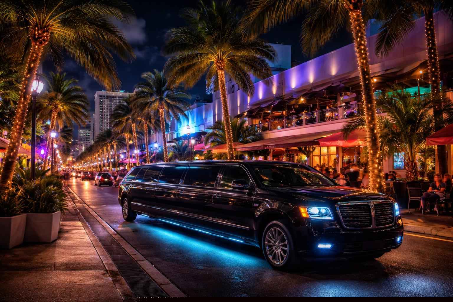 Do you service nightlife areas and downtown districts in Hialeah Florida for hourly charters?