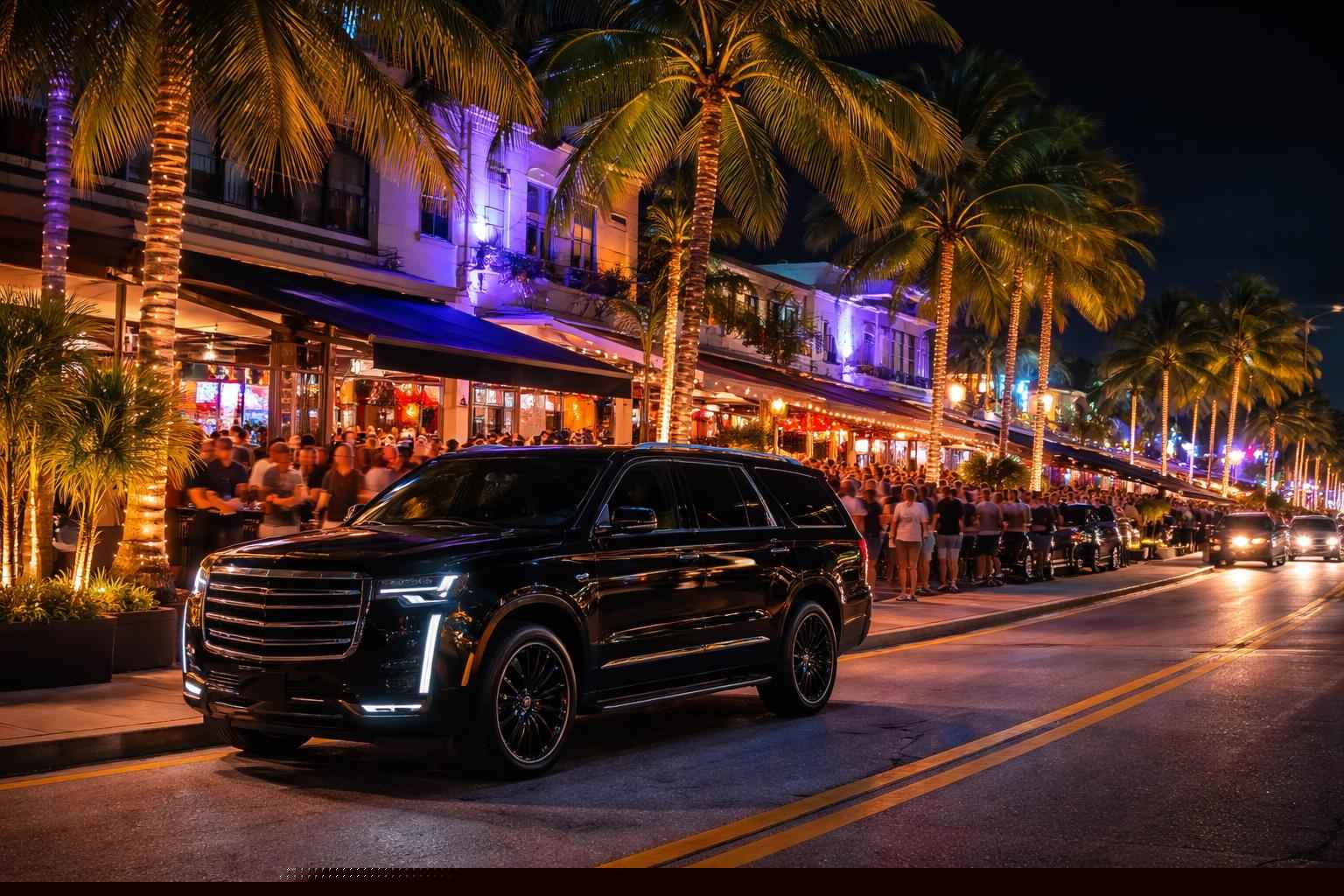 Do You Service Nightlife Areas And Downtown Districts In Hollywood Florida For Hourly Charters?