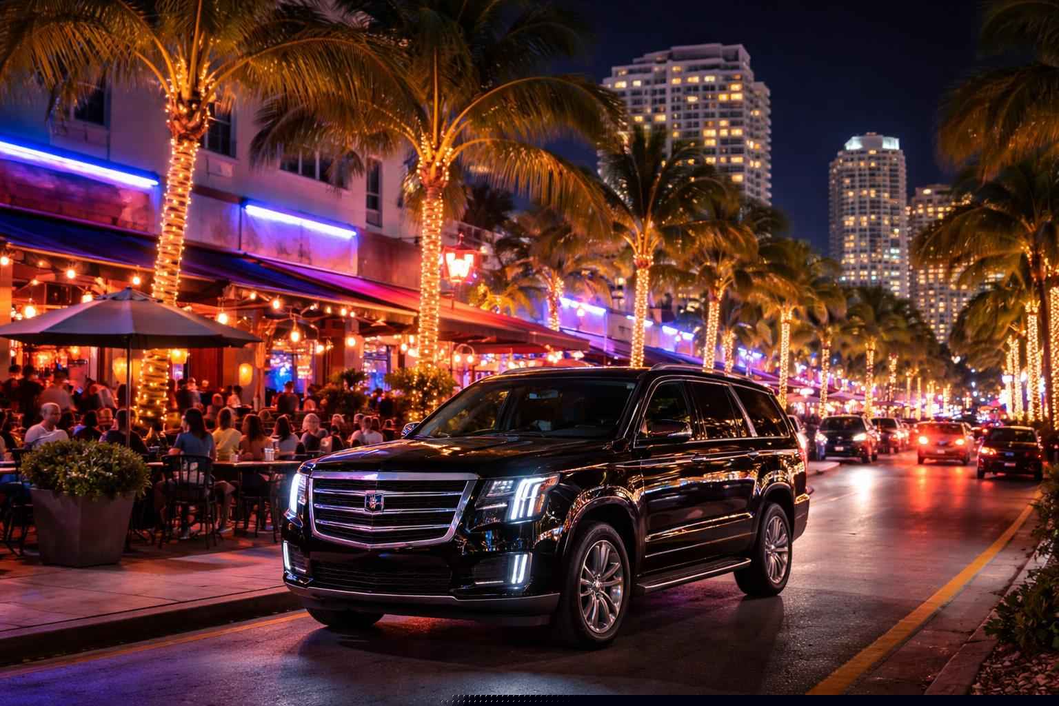 Do You Service Nightlife Areas And Downtown Districts In Hollywood Florida For Hourly Charters