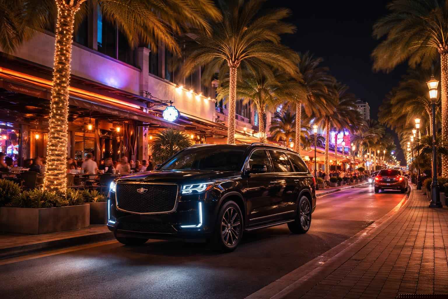 Do You Service Nightlife Areas And Downtown Districts In Hollywood Florida For Hourly Charters