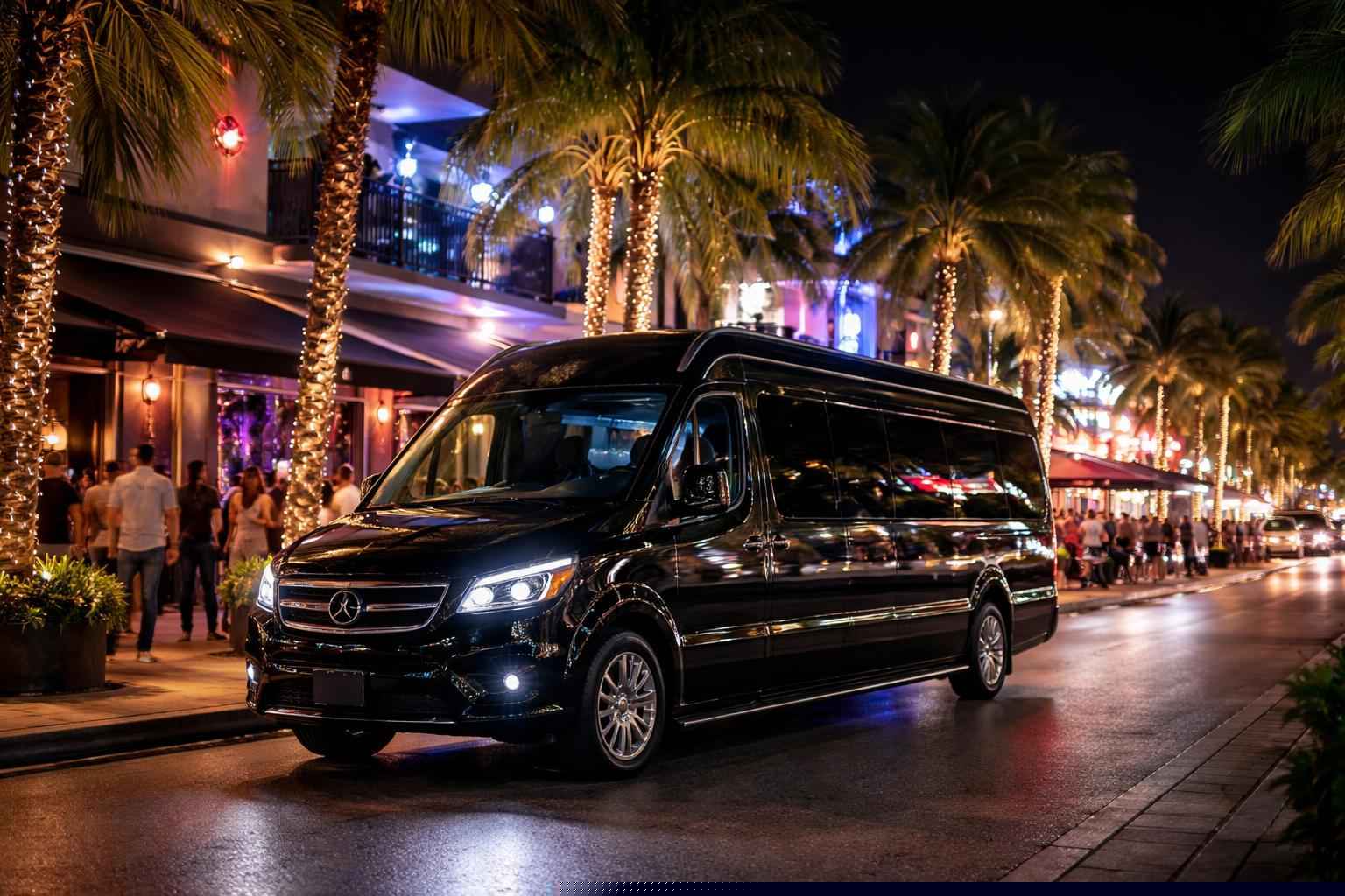 Do You Service Nightlife Areas And Downtown Districts In Miramar Florida For Hourly Charters?