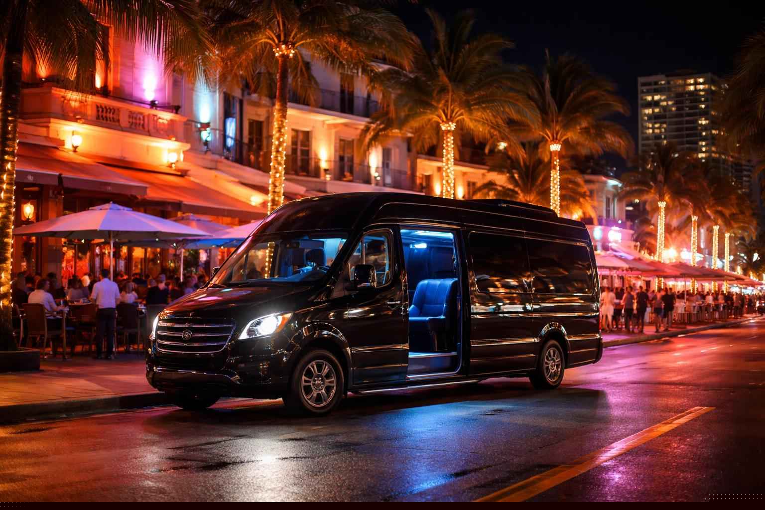 Do You Service Nightlife Areas And Downtown Districts In Miramar Florida For Hourly Charters?
