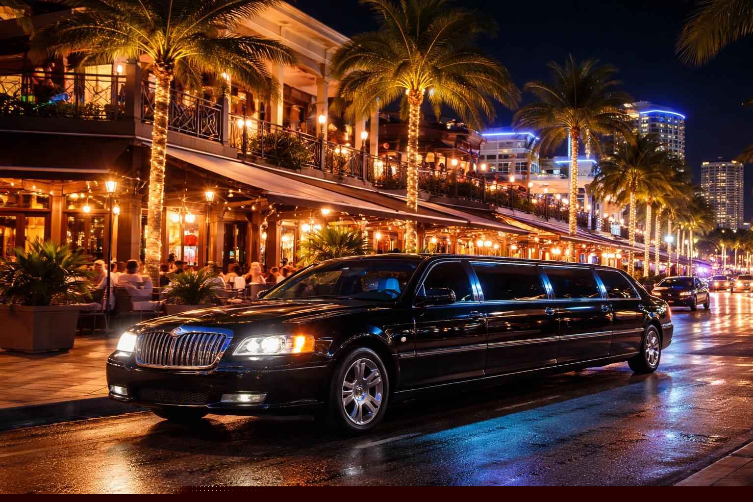 Do You Service Nightlife Areas And Downtown Districts In Miramar Florida For Hourly Charters?