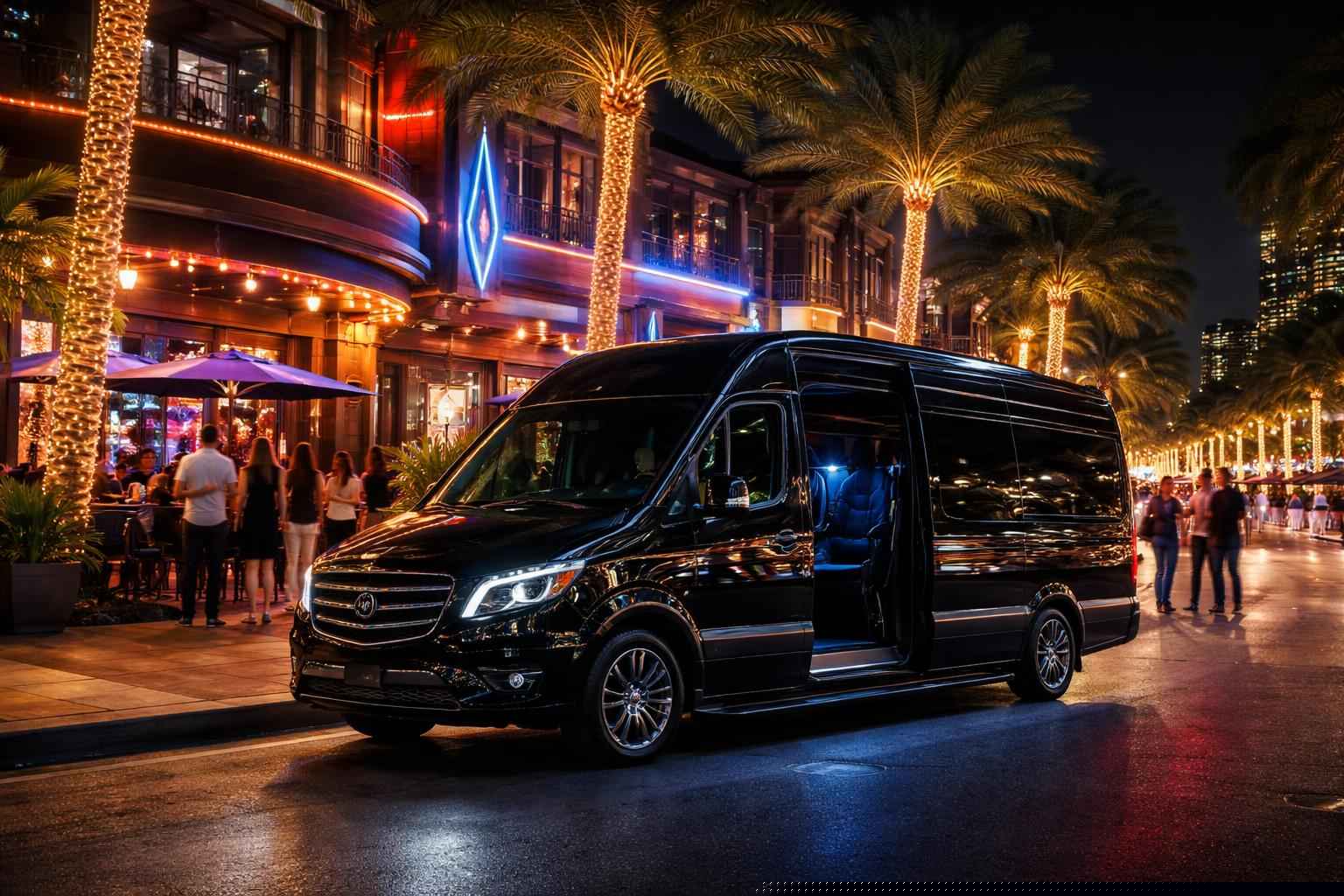 Do You Service Nightlife Areas And Downtown Districts In Miramar Florida For Hourly Charters?