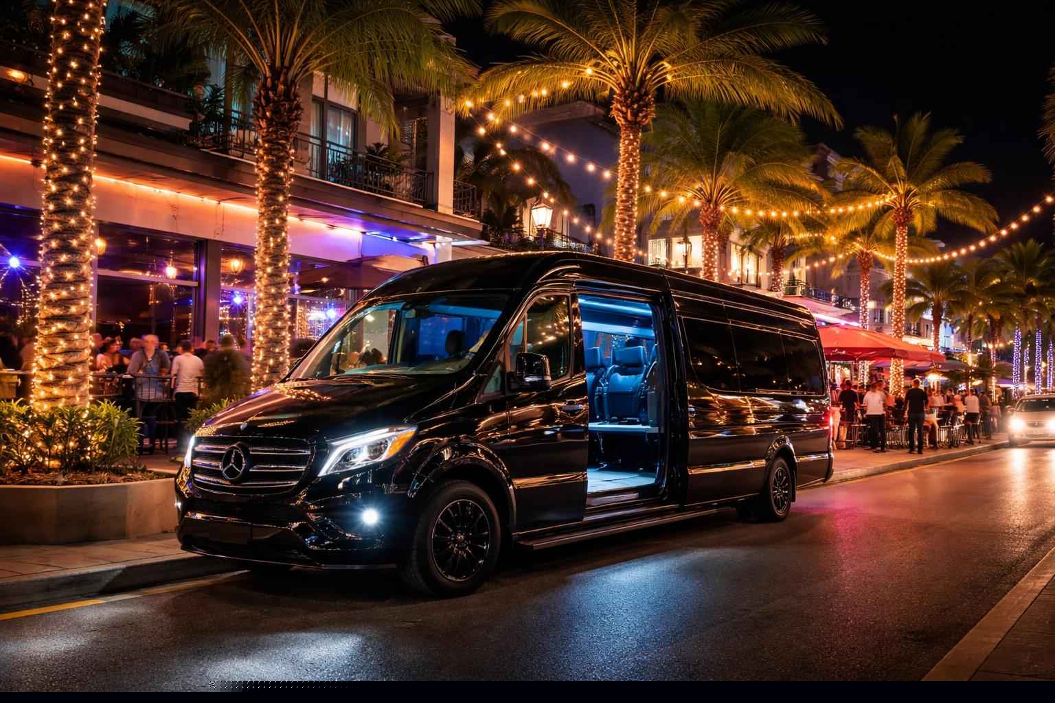Do You Service Nightlife Areas And Downtown Districts In Miramar Florida For Hourly Charters?