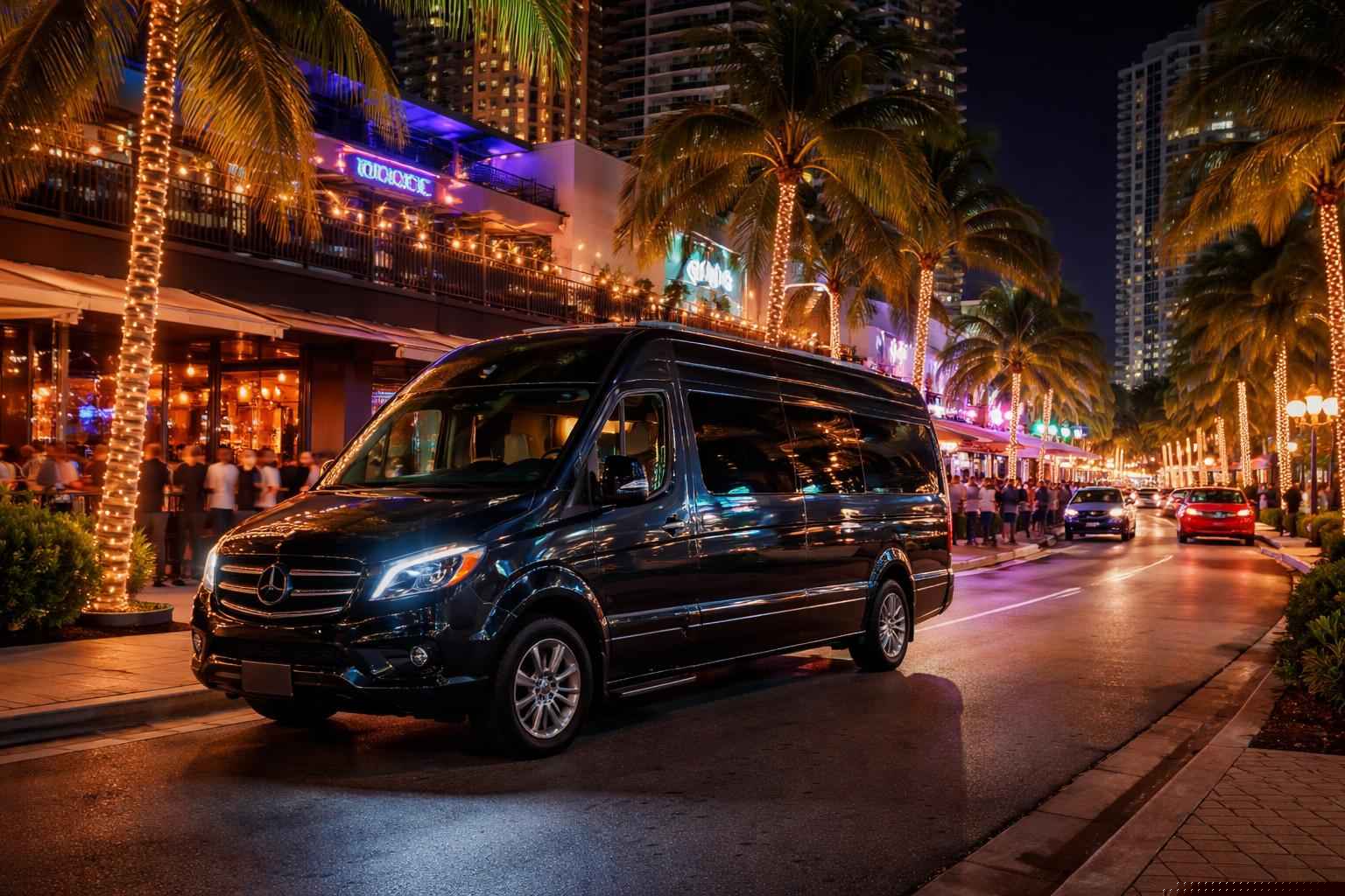 Do You Service Nightlife Areas And Downtown Districts In Miramar Florida For Hourly Charters?