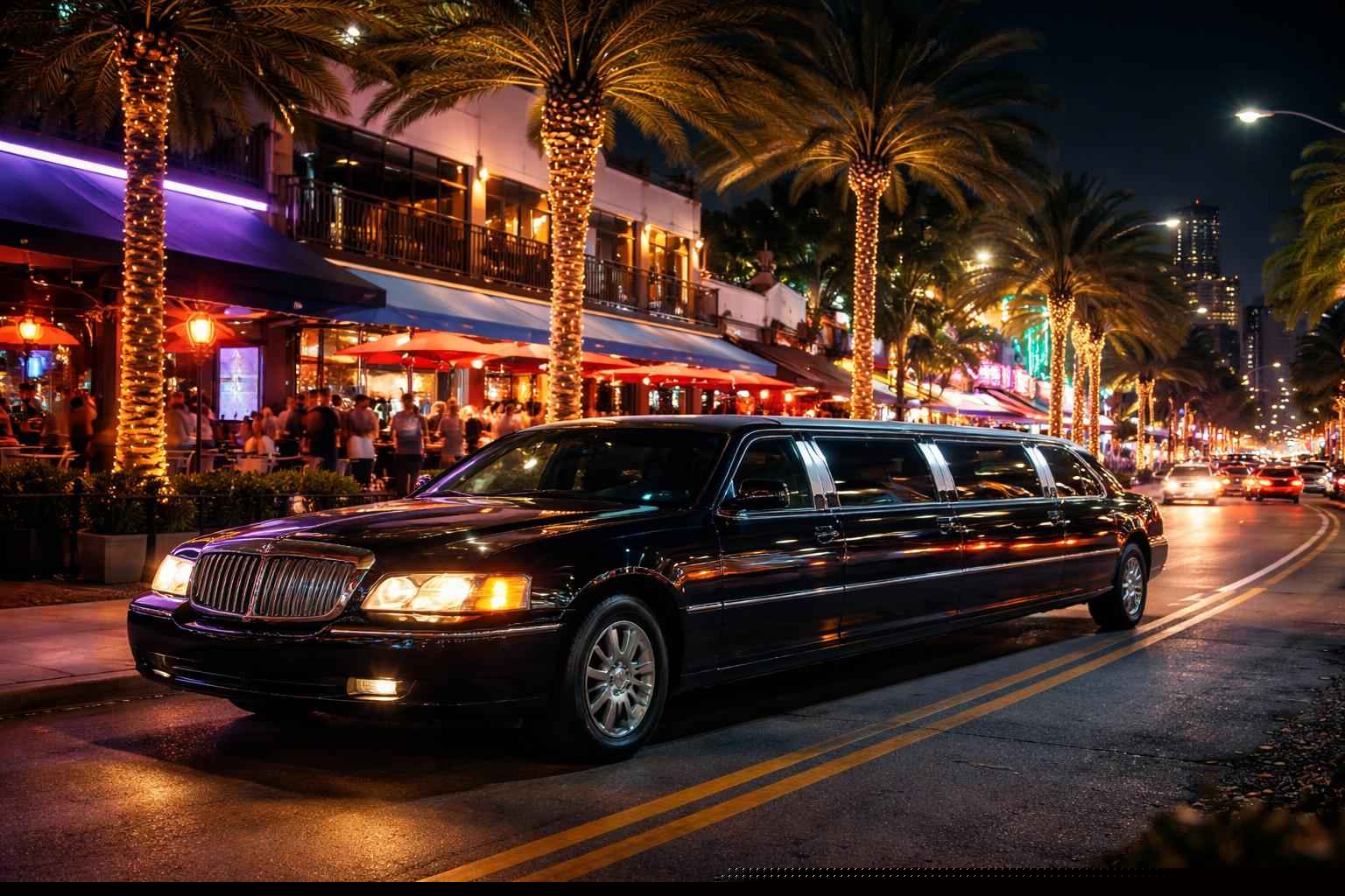 Do You Service Nightlife Areas And Downtown Districts In Miramar Florida For Hourly Charters?