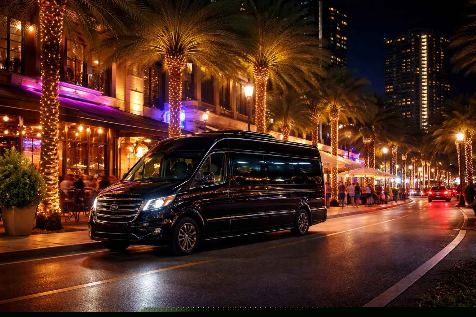 Do You Service Nightlife Areas And Downtown Districts In Miramar Florida For Hourly Charters?