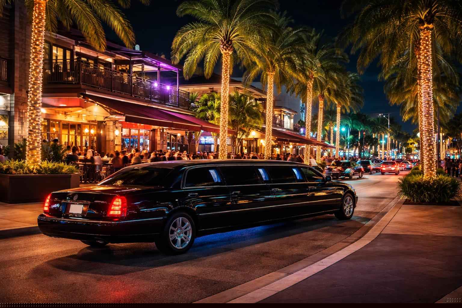 Do you service nightlife areas and downtown districts in Pembroke Pines Florida for hourly charters