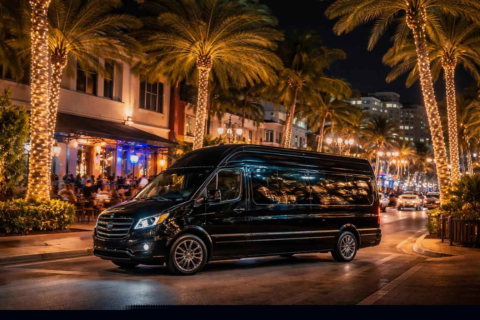 Do you service nightlife areas and downtown districts in Pembroke Pines Florida for hourly charters?