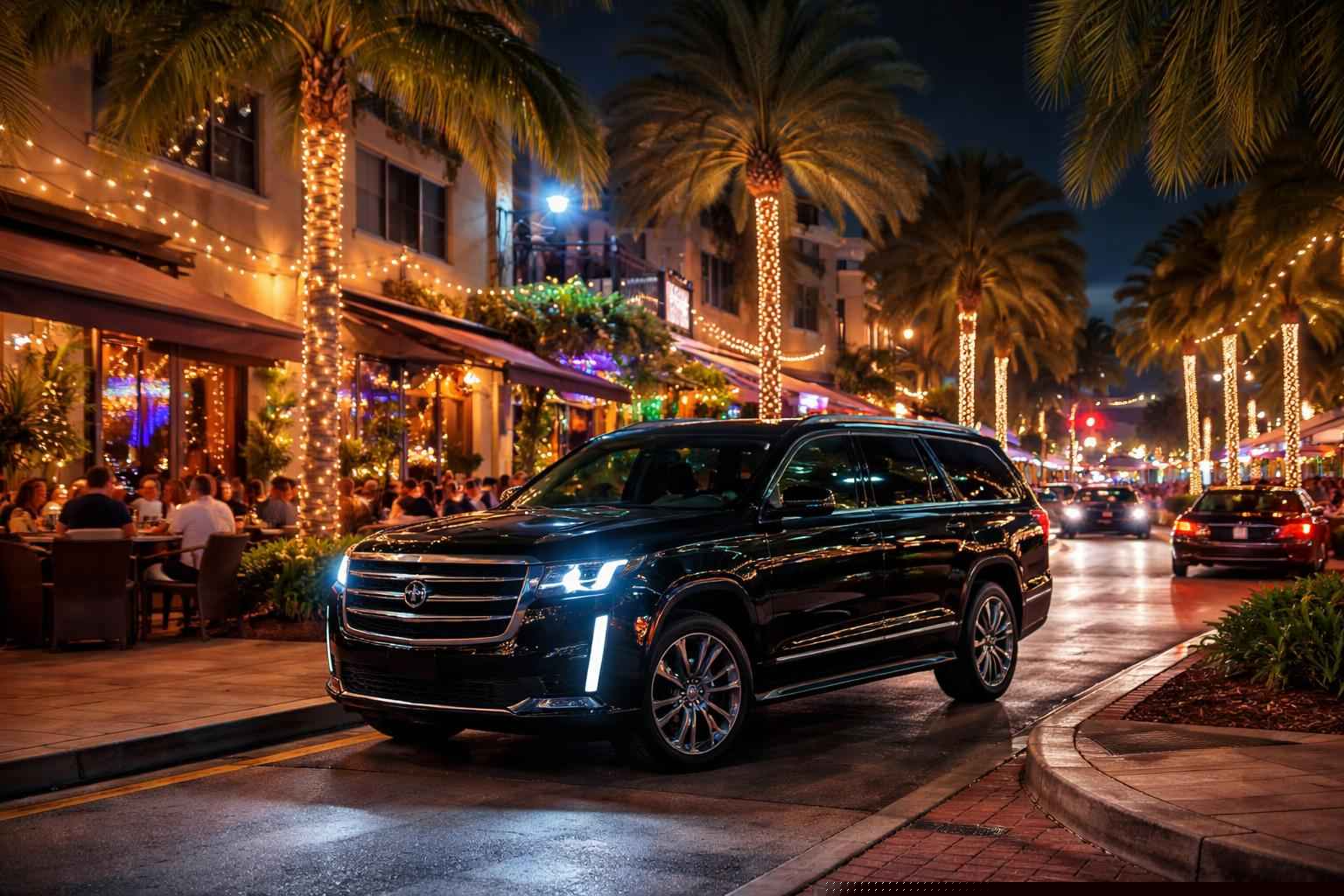 Do you service nightlife areas and downtown districts in Pembroke Pines Florida for hourly charters?