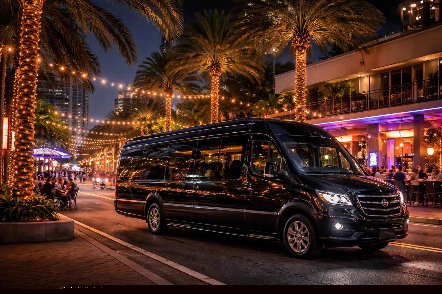 Do You Service Nightlife Areas And Downtown Districts In Pembroke Pines Florida For Hourly Charters
