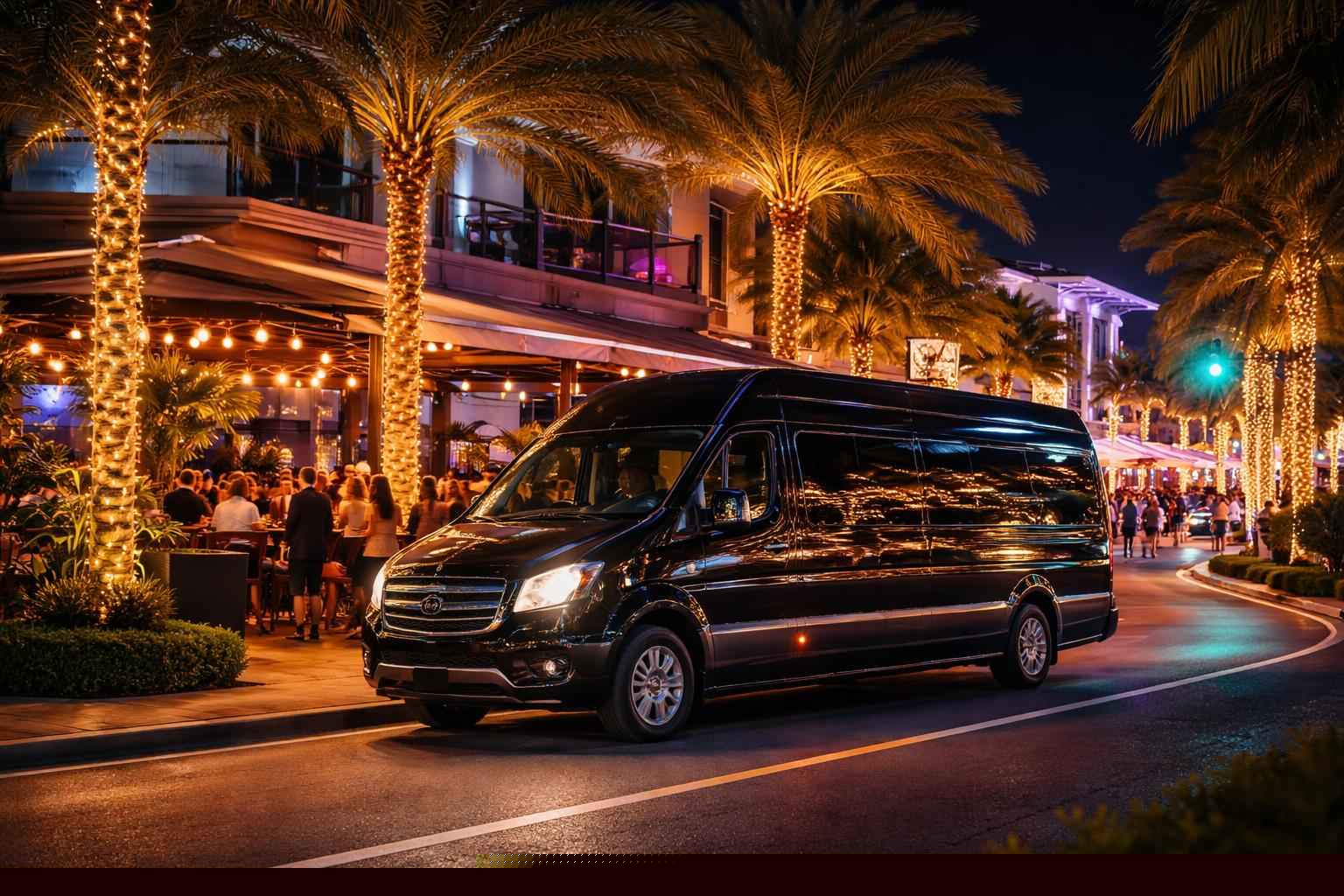 Do you service nightlife areas and downtown districts in Pembroke Pines Florida for hourly charters