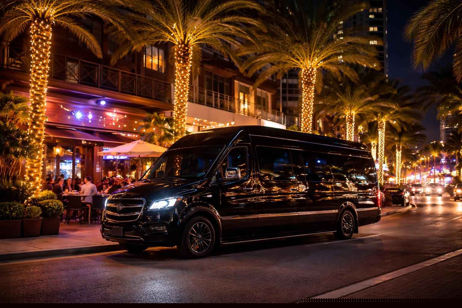 Do you service nightlife areas and downtown districts in Pembroke Pines Florida for hourly charters