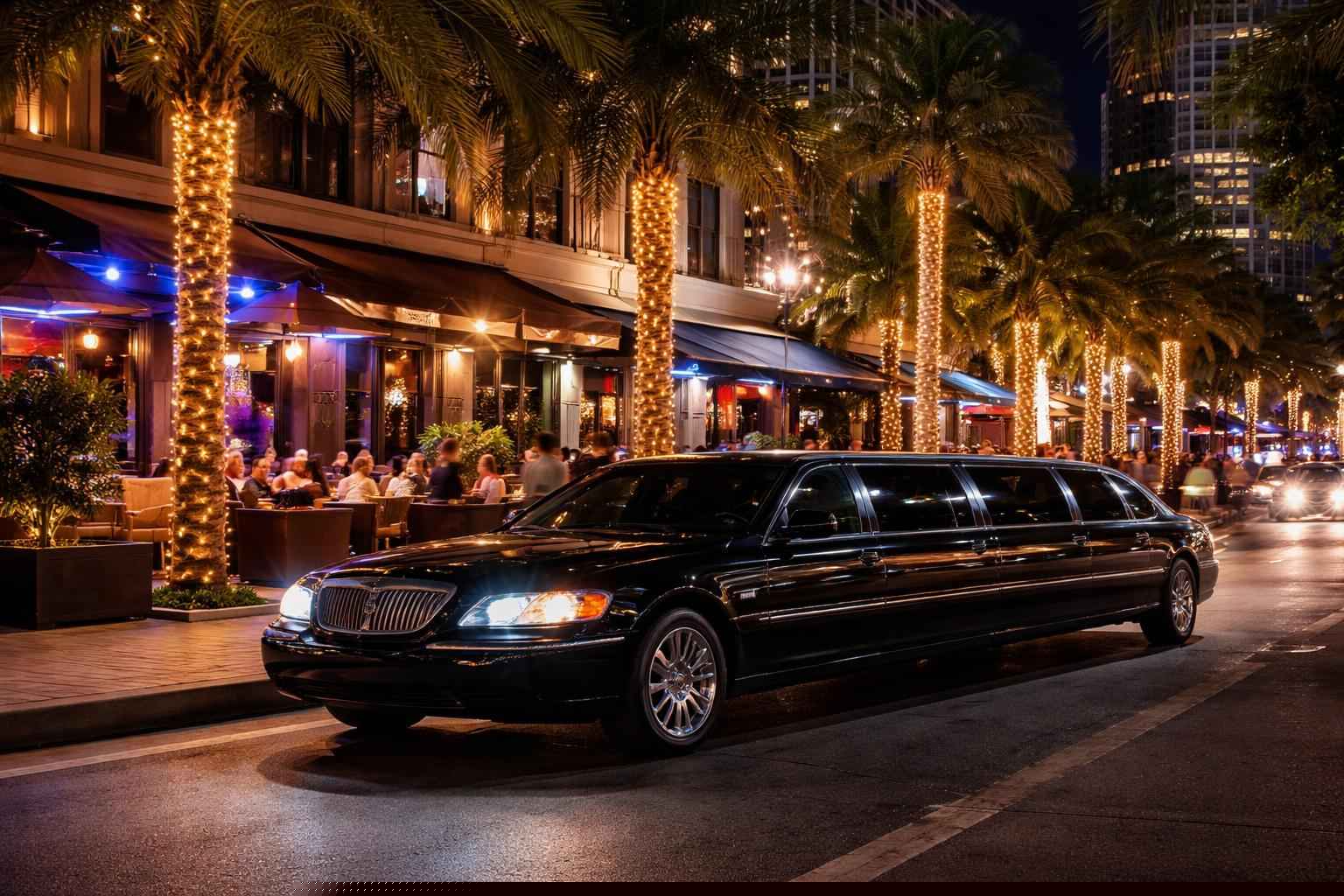 Do You Service Nightlife Areas And Downtown Districts In Pembroke Pines Florida For Hourly Charters?