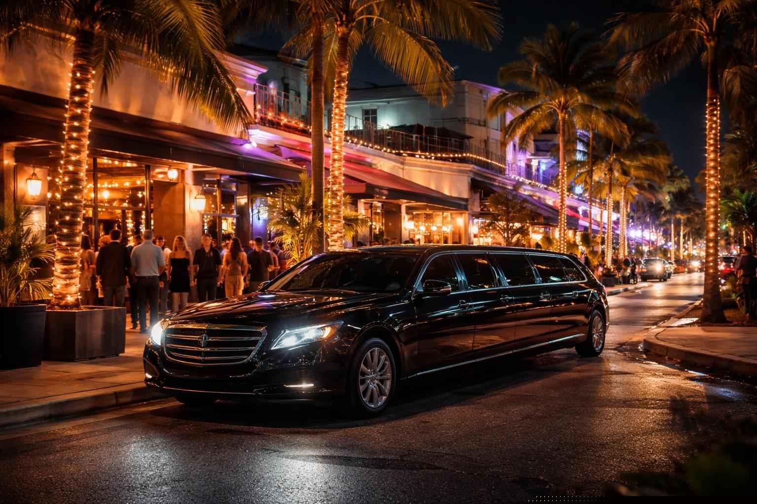 Do you service nightlife areas and downtown districts in Pembroke Pines Florida for hourly charters