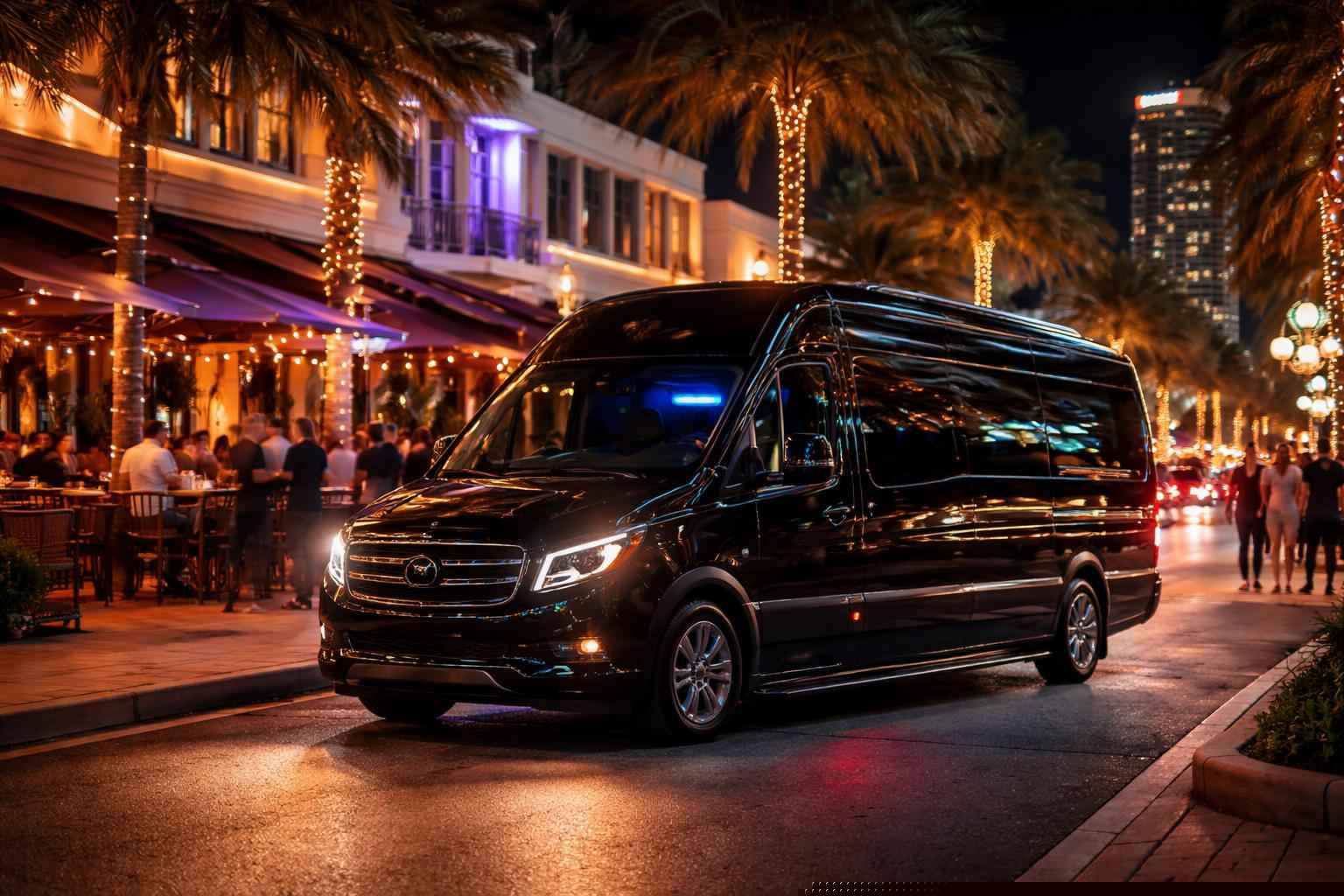Do You Service Nightlife Areas And Downtown Districts In Pembroke Pines Florida For Hourly Charters?