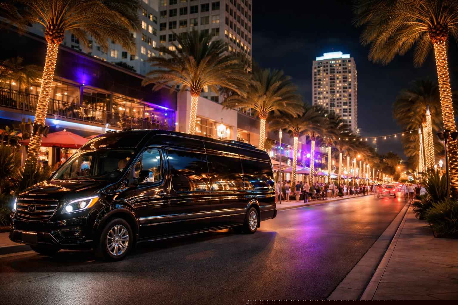 Do You Service Nightlife Areas And Downtown Districts In Pembroke Pines Florida For Hourly Charters
