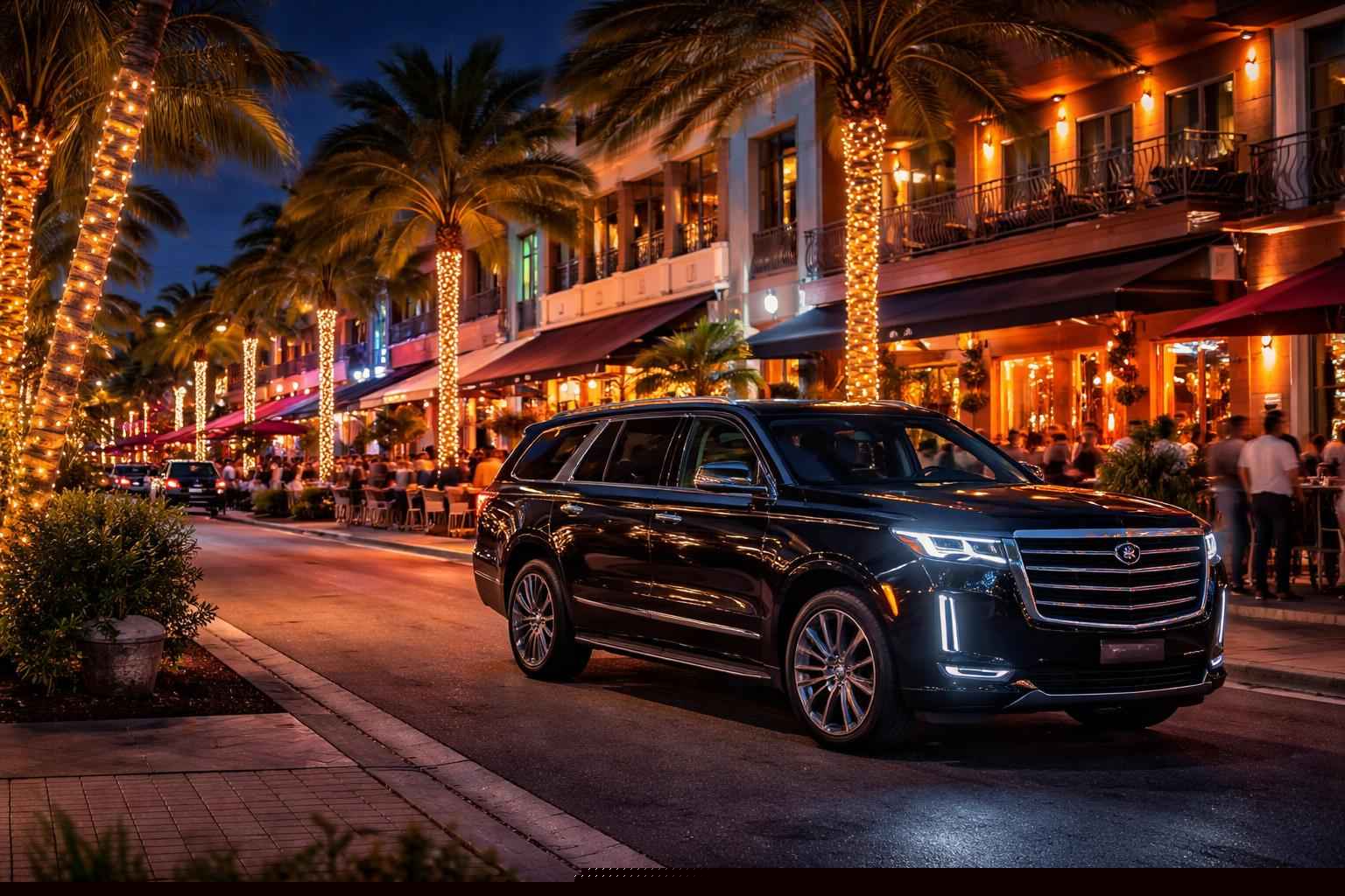 Do you service nightlife areas and downtown districts in Pembroke Pines Florida for hourly charters?