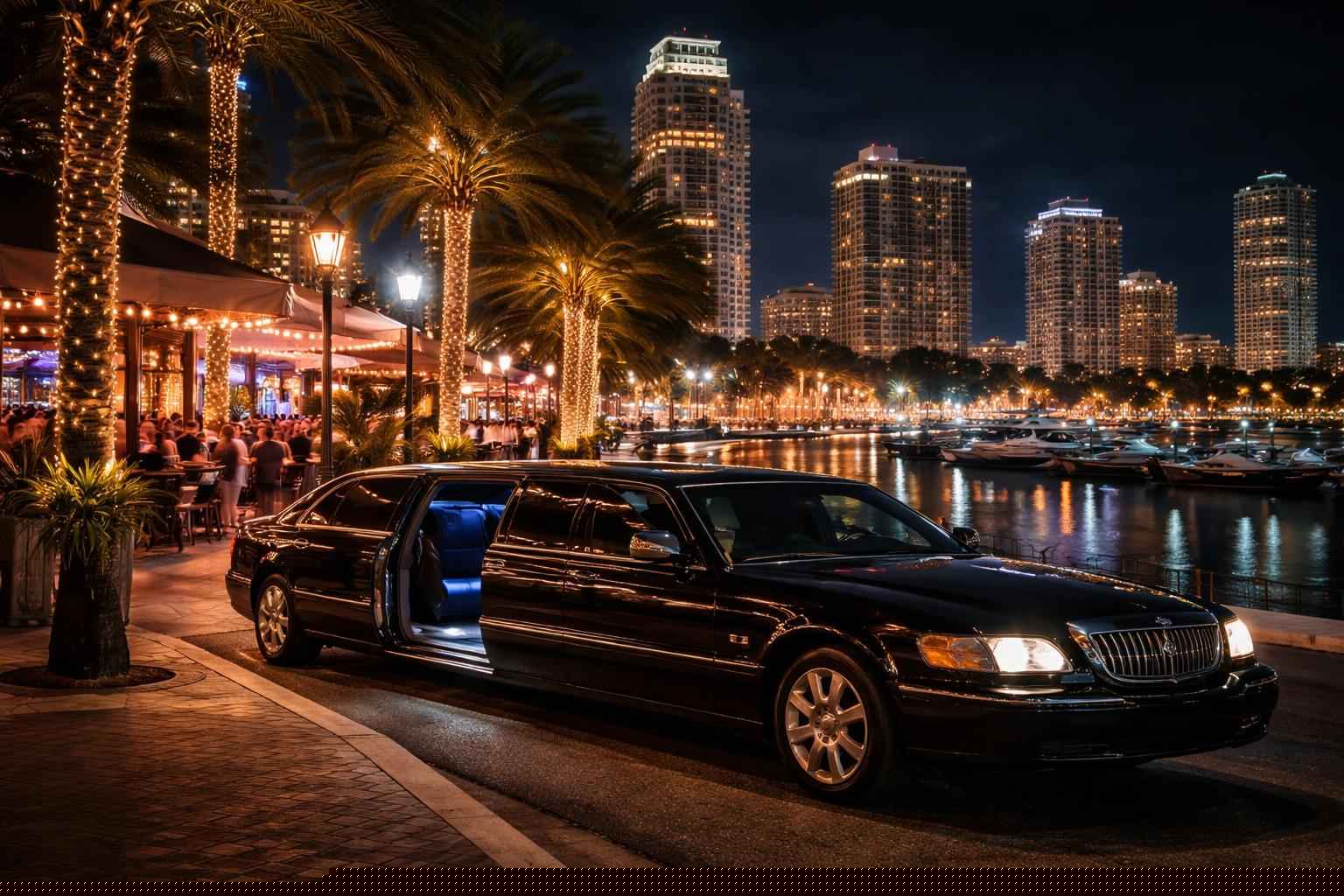 Do you service nightlife areas and downtown districts in St. Petersburg Florida for hourly charters?