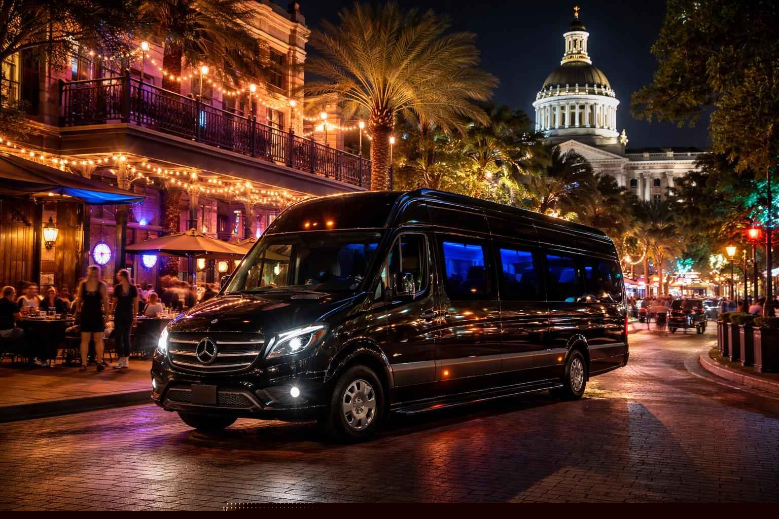 Do you service nightlife areas and downtown districts in Tallahassee Florida for hourly charters?