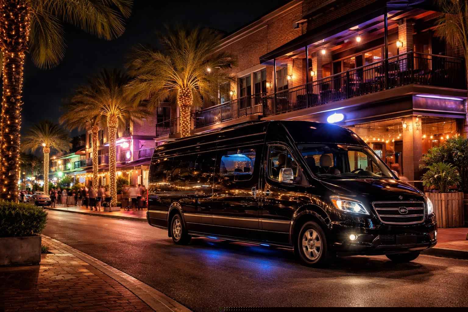 Do you service nightlife areas and downtown districts in Tallahassee Florida for hourly charters?
