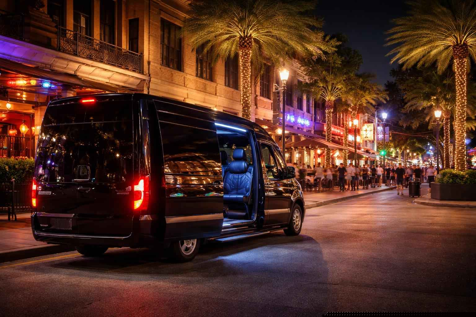 Do you service nightlife areas and downtown districts in Tallahassee Florida for hourly charters?