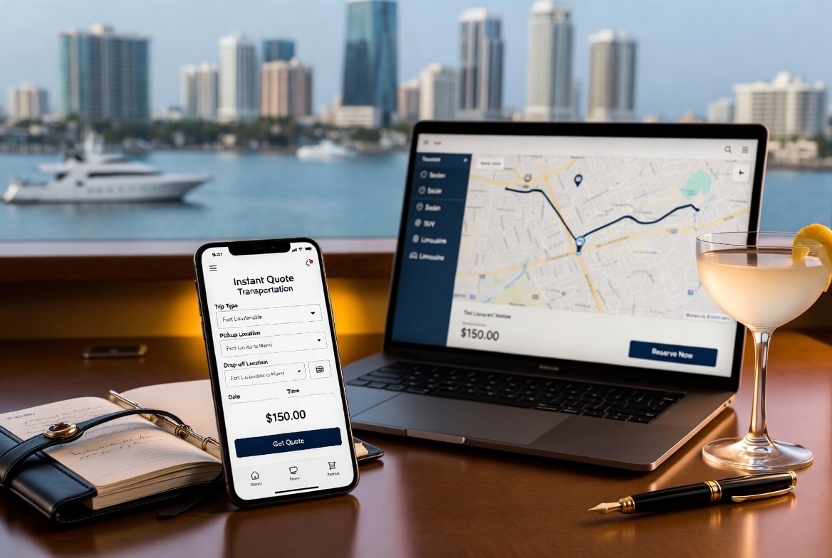 How do I get an instant quote for a trip in Fort Lauderdale Florida