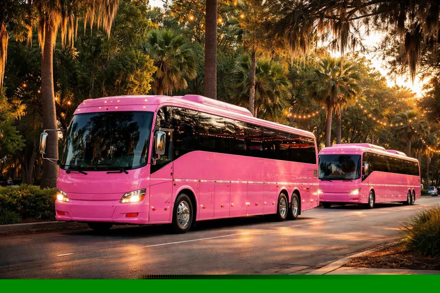 Gainesville Florida Pink Buses