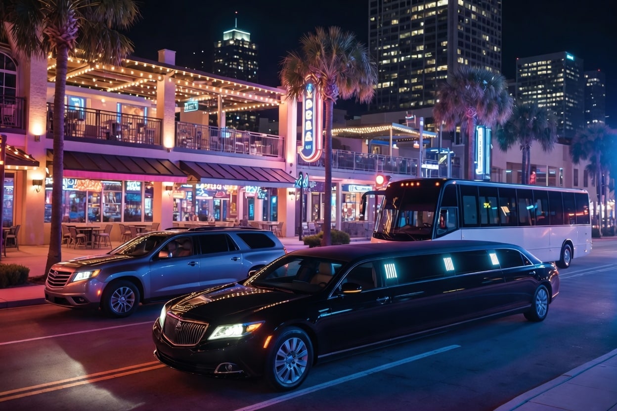 Do you service nightlife areas and downtown districts in Tallahassee Florida for hourly charters?