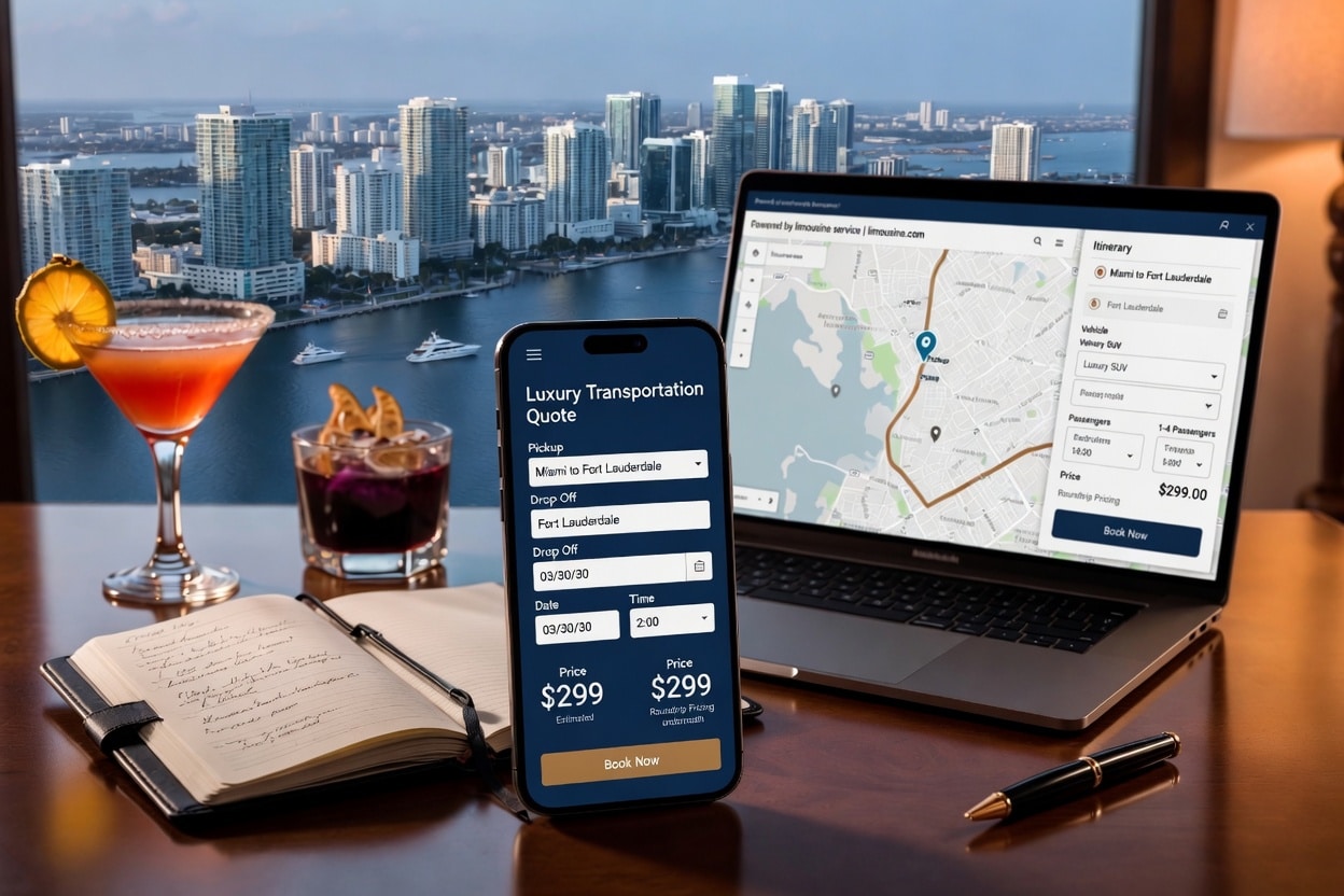 How do I get an instant quote for a trip in Fort Lauderdale Florida