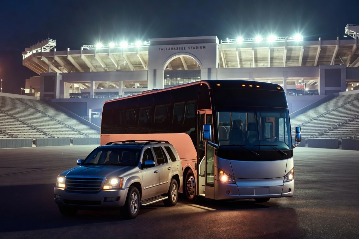 Can I book Tallahassee Florida shuttles for popular venues and stadiums