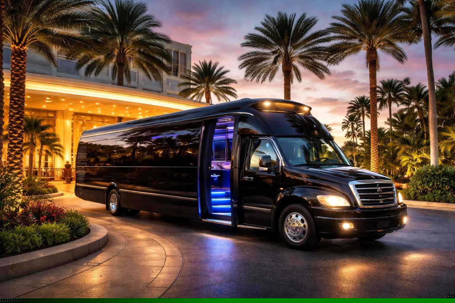 Hialeah Florida Limo Bus Service