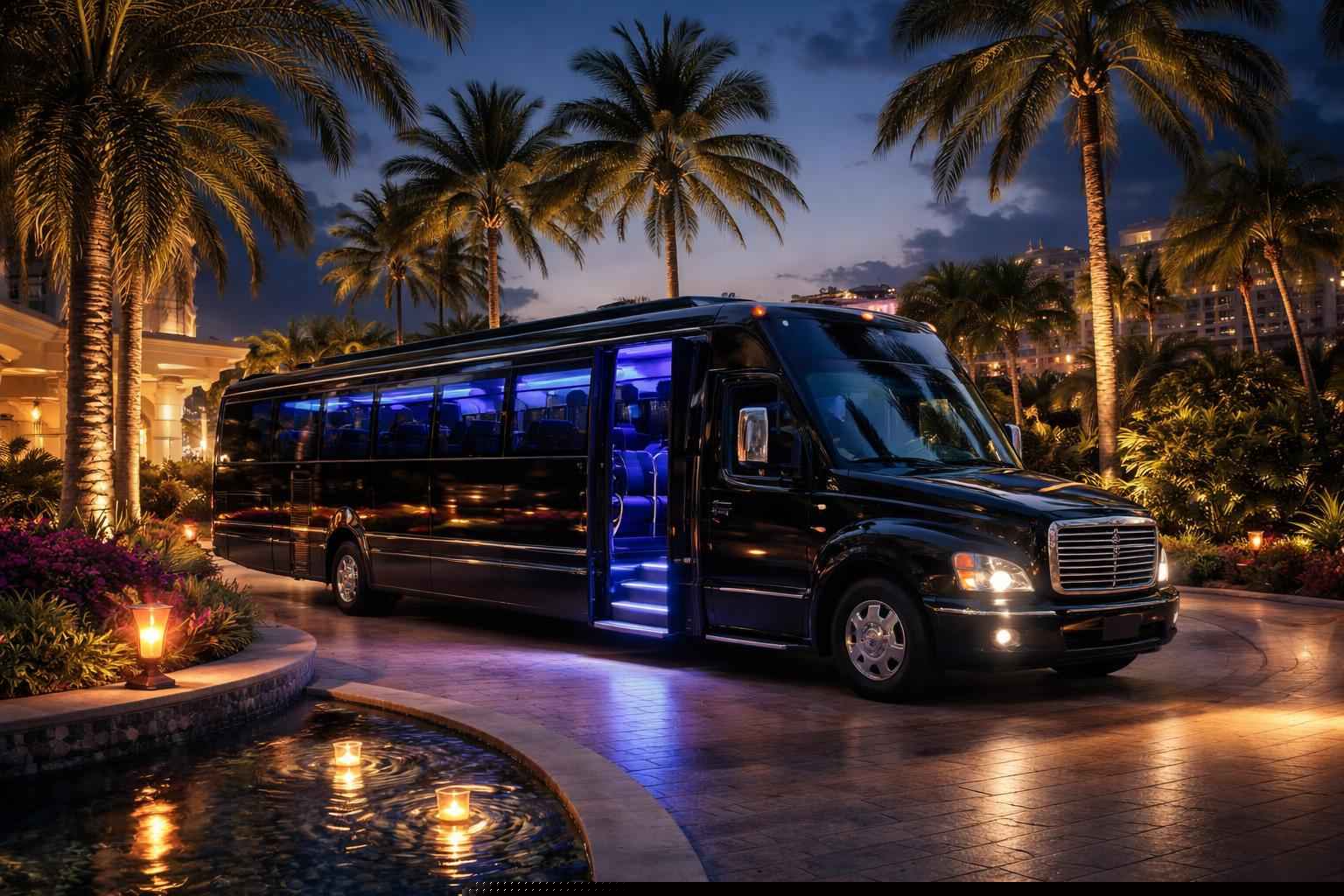 Hollywood Florida Limo Bus Service