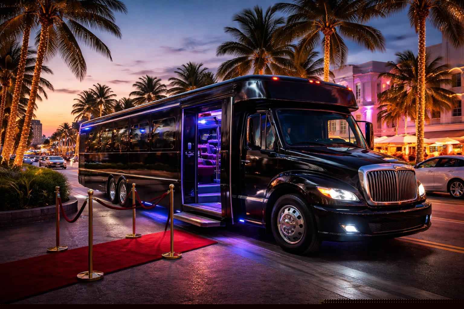 Hollywood Florida Party Bus Service