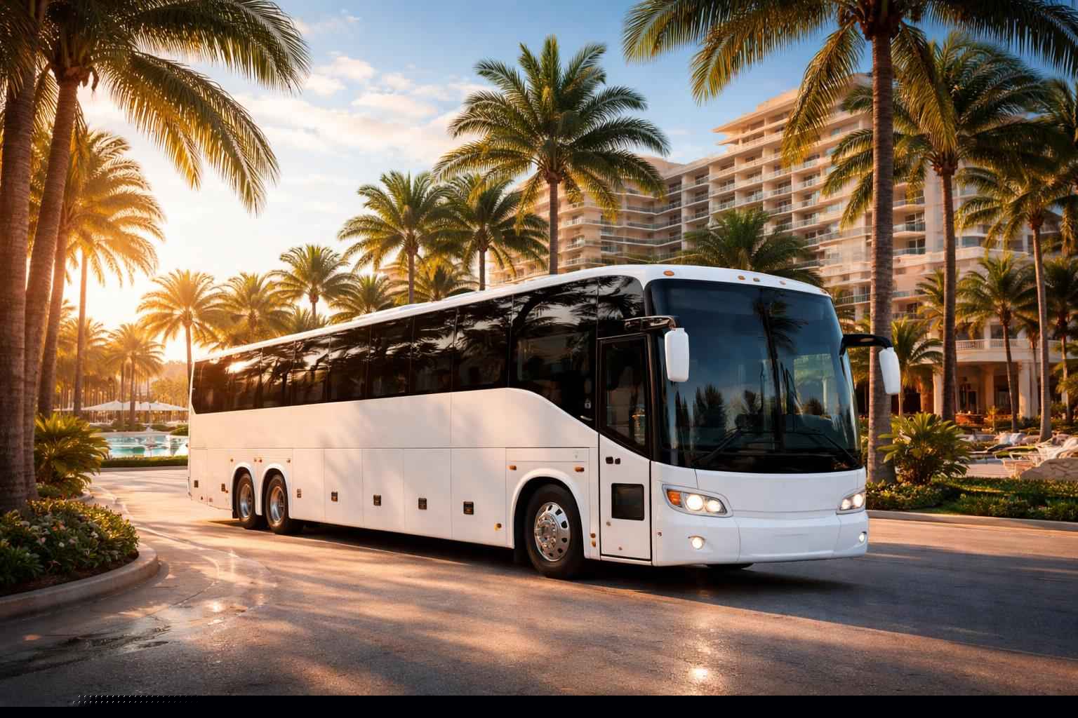Hollywood Florida White Bus Service