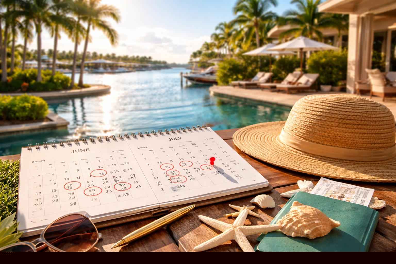 How far in advance should I reserve peak dates in Cape Coral Florida?