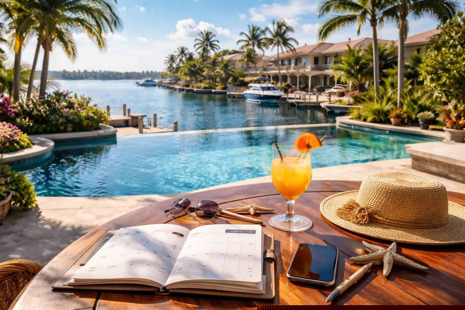 How far in advance should I reserve peak dates in Cape Coral Florida
