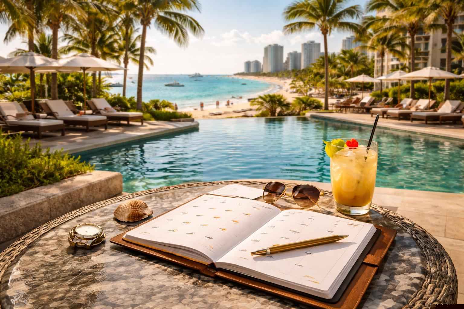 How far in advance should I reserve peak dates in Fort Lauderdale Florida?