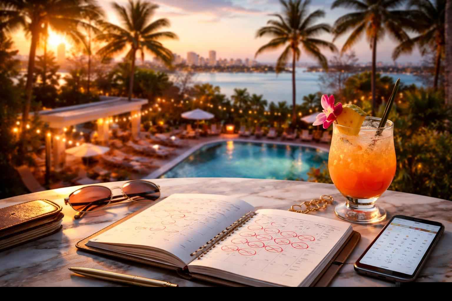How far in advance should I reserve peak dates in Hialeah Florida?