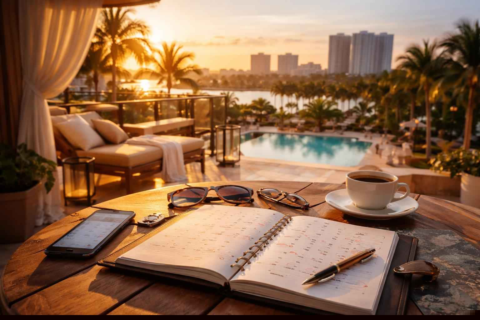 How far in advance should I reserve peak dates in Hialeah Florida?