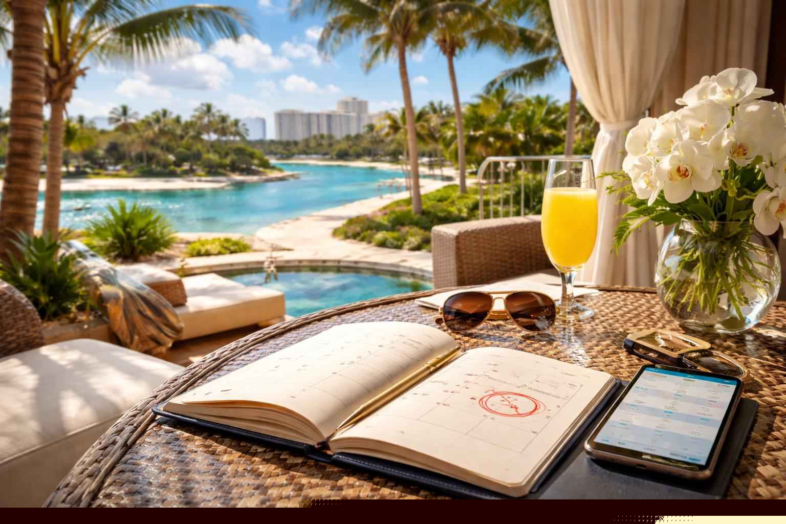 How far in advance should I reserve peak dates in Hialeah Florida