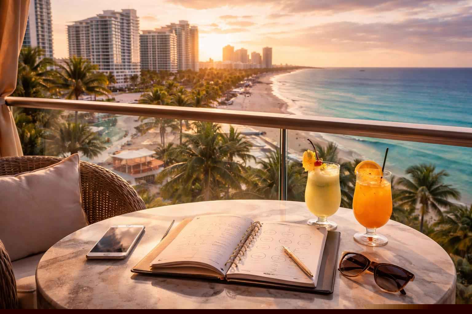 How far in advance should I reserve peak dates in Hollywood Florida?