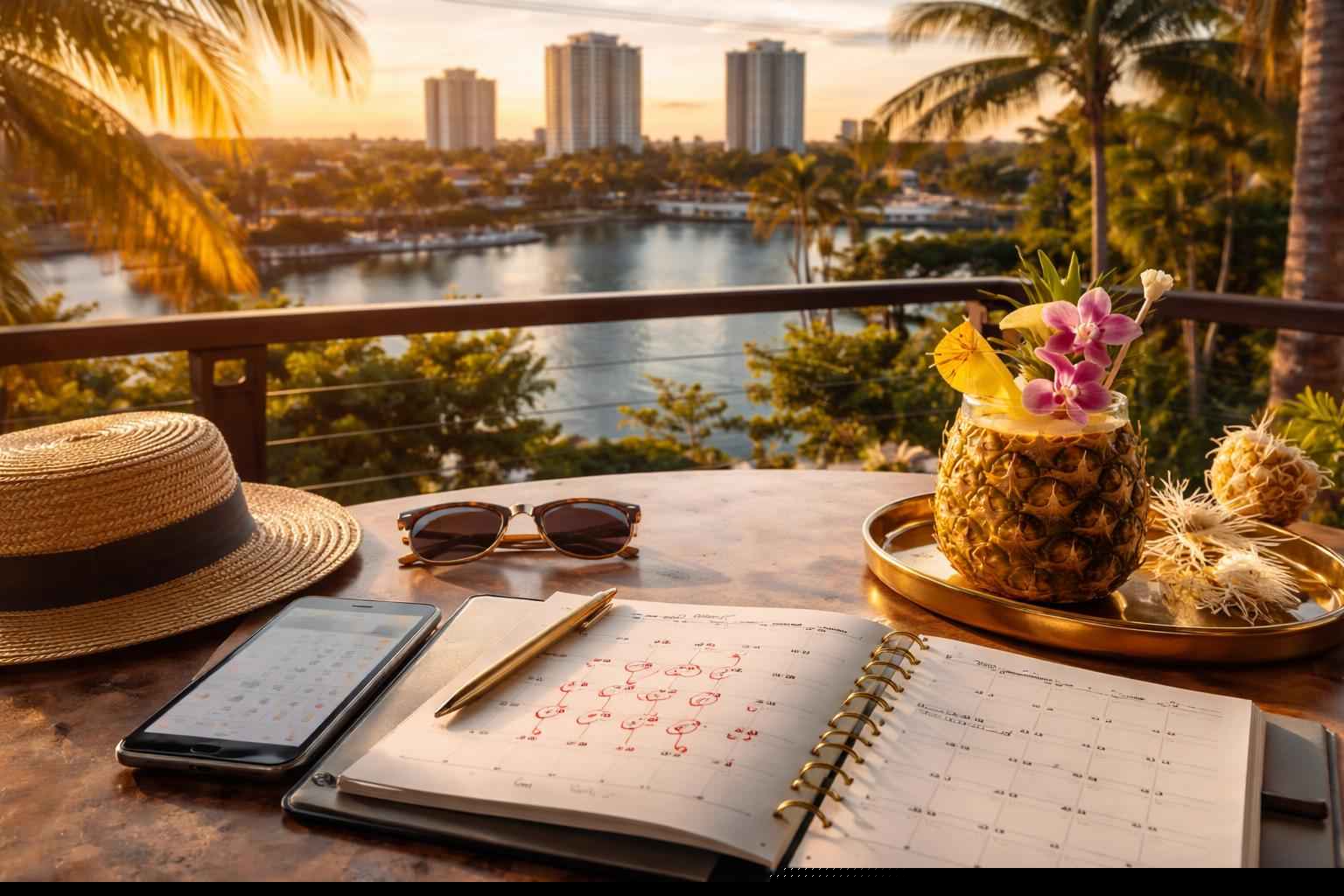 How far in advance should I reserve peak dates in Pembroke Pines Florida?