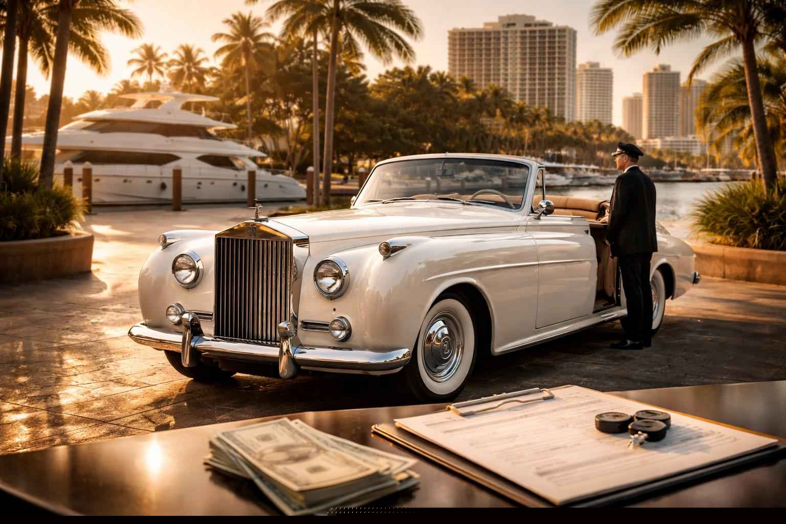How Much Does Antique Vehicle Rental With Driver Cost In Fort Lauderdale Florida