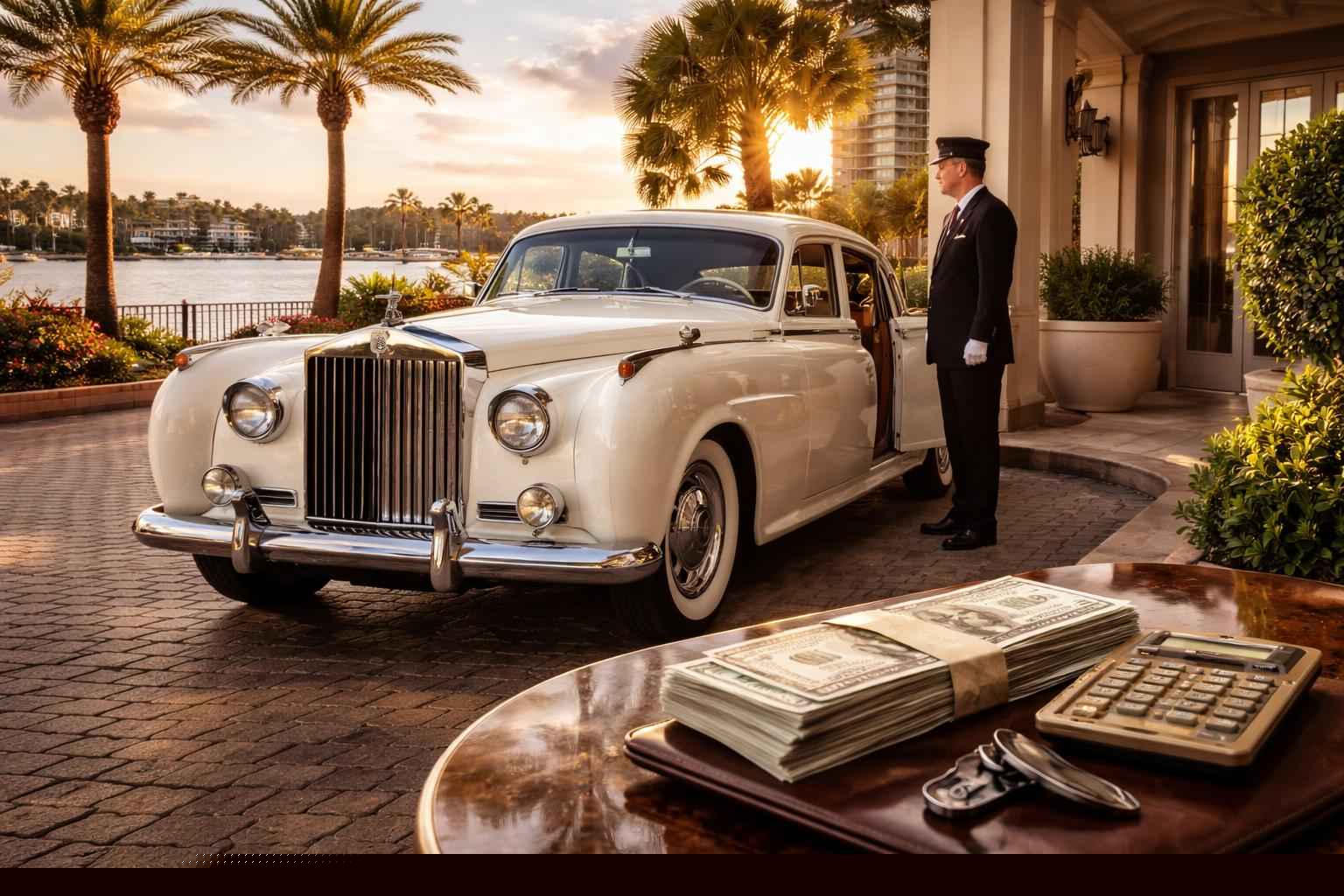 How Much Does Antique Vehicle Rental With Driver Cost In Miramar Florida?