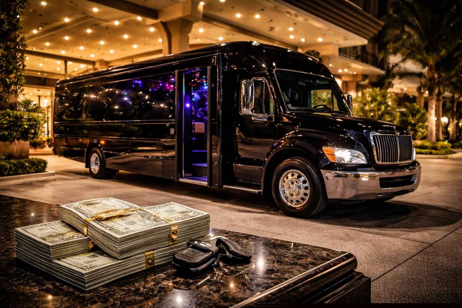 How Much Does Black Party Bus Rental Cost In Gainesville Florida?