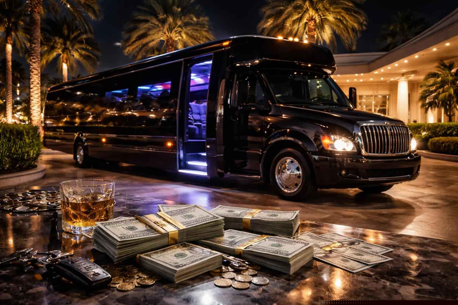 How much does black party bus rental cost in Hialeah Florida?