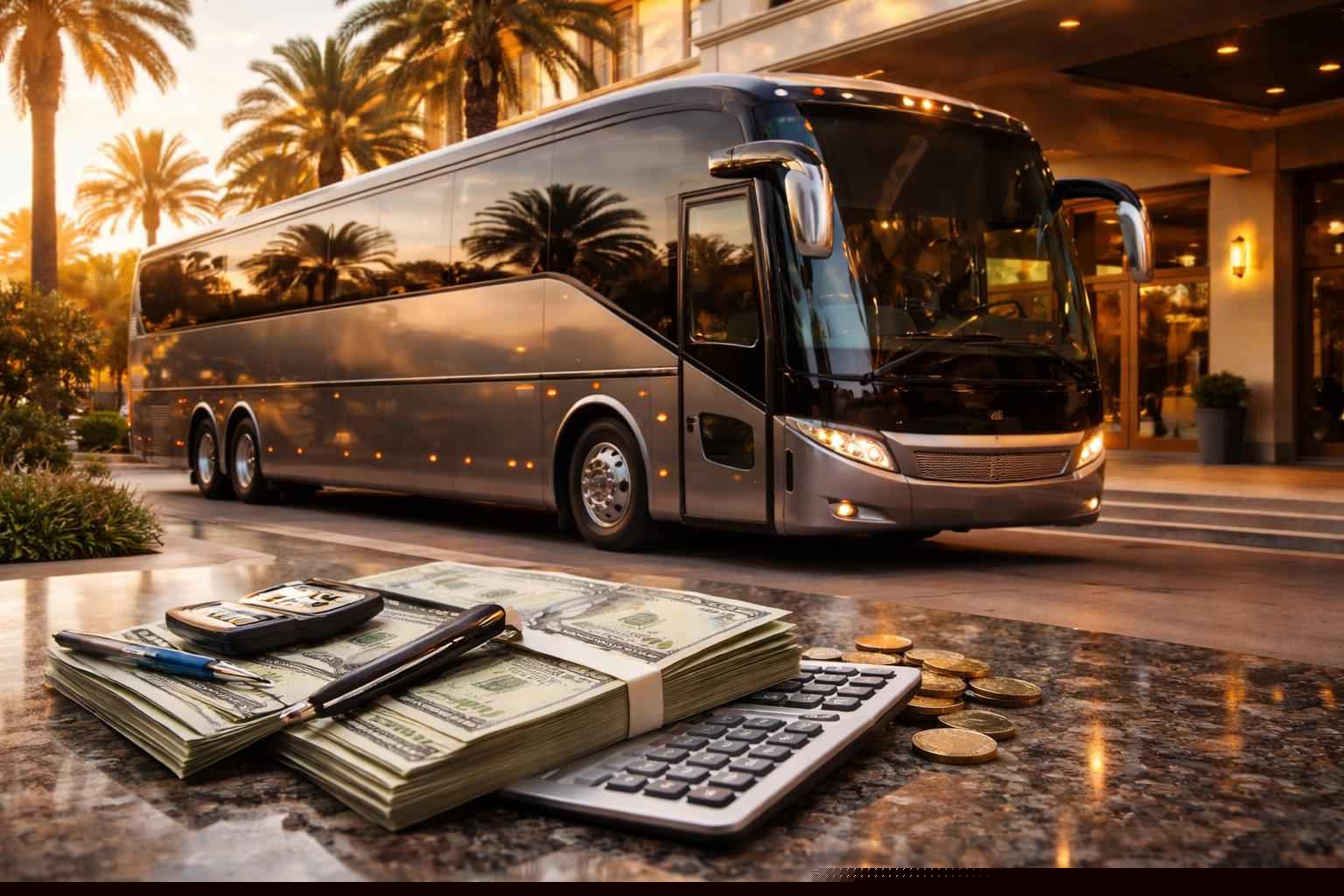 How much does charter bus rental cost in Tallahassee Florida?