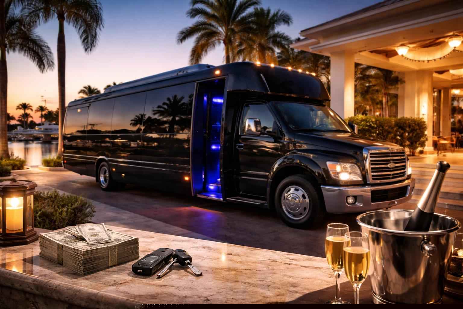 How Much Does Limo Bus Rental Cost in Cape Coral Florida